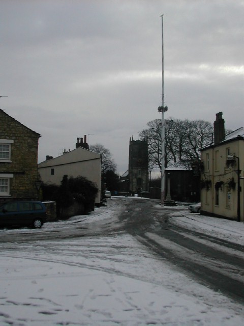 The centre in the snow 10.00 a.m. January 1st 2004